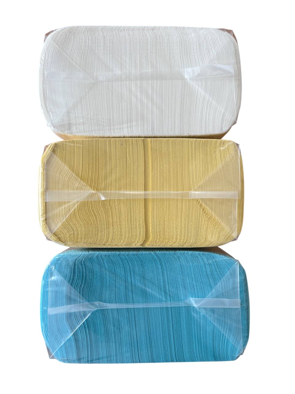 Disposable dental towels – 125 pieces (multiple colors)