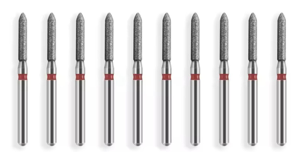 Cylindrical dental burs