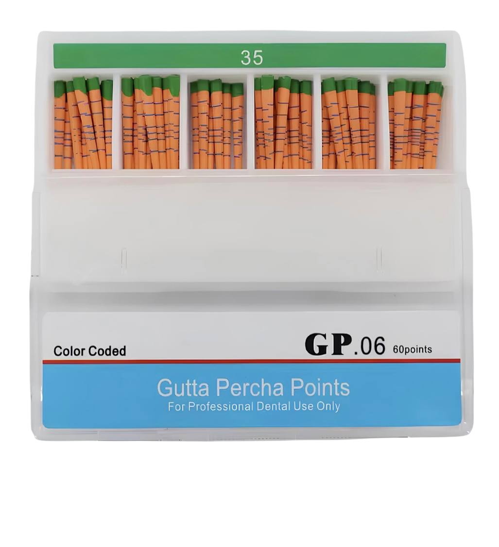 Dental gutta-percha – endodontic cones