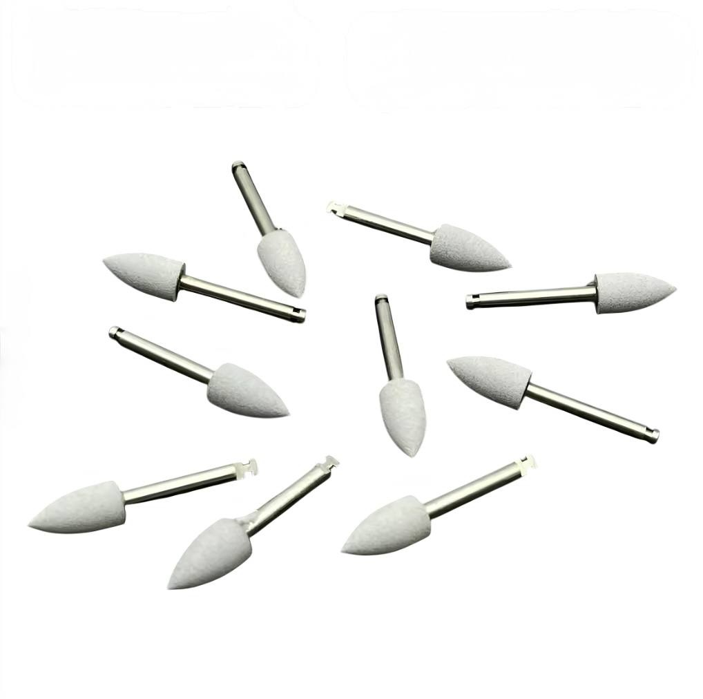 Silicone dental polishing heads