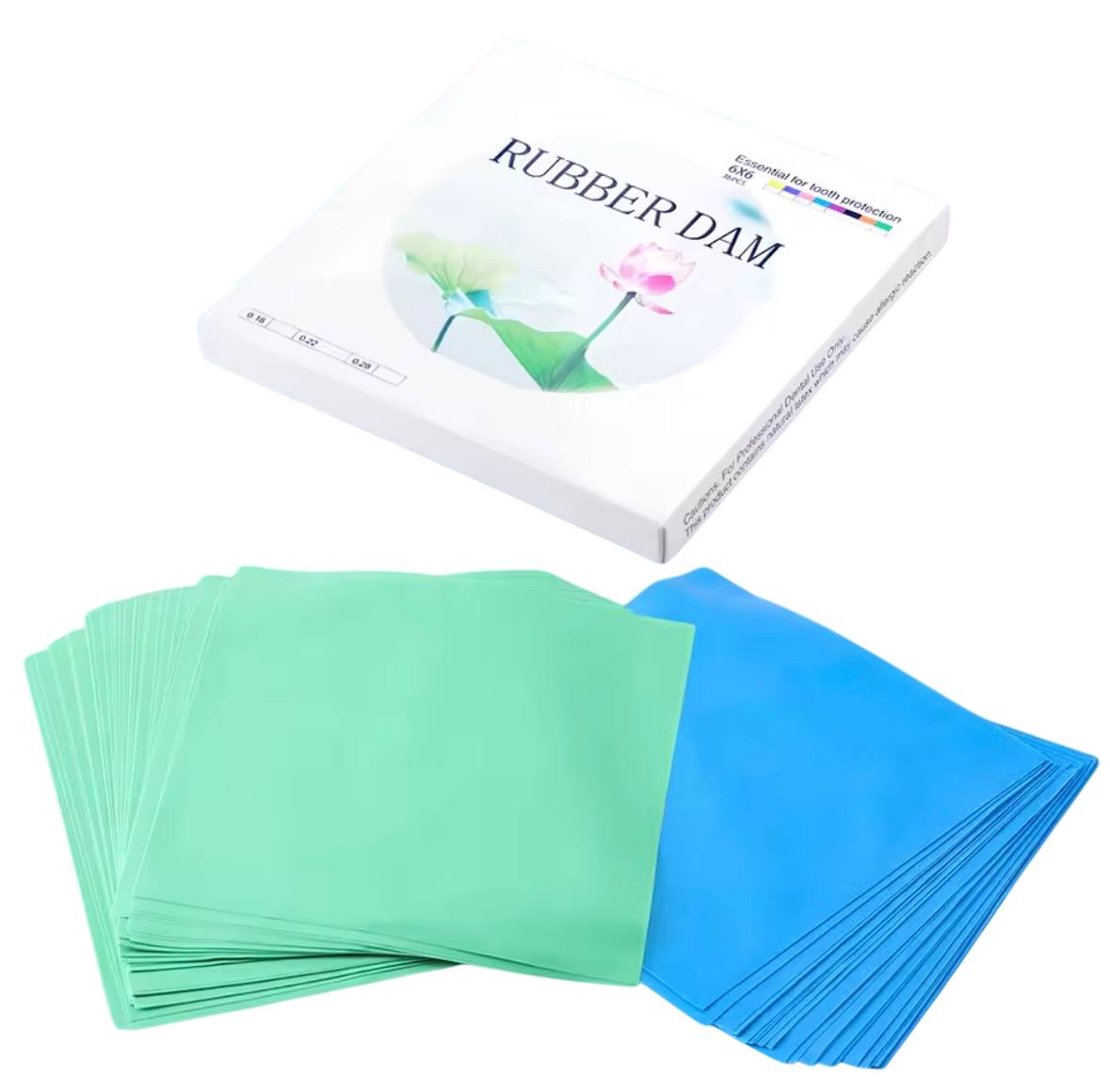 Rubber dental dam – 36 pcs/pack