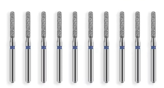 Cylindrical dental burs