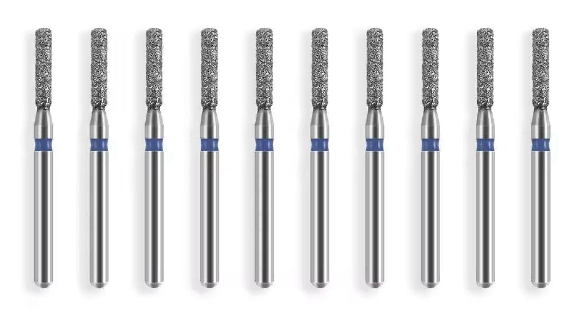 Cylindrical dental burs