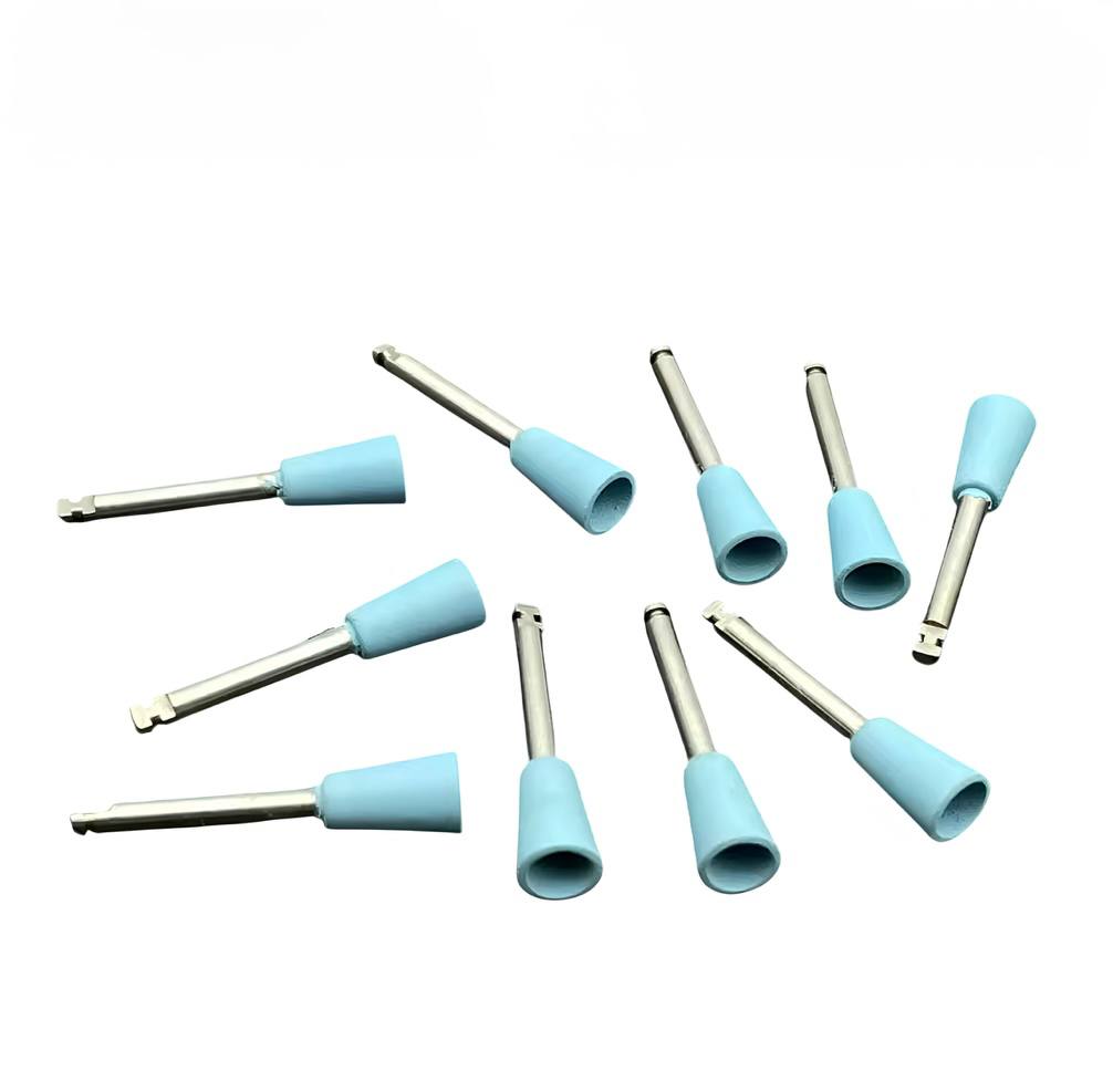 Silicone dental polishing heads
