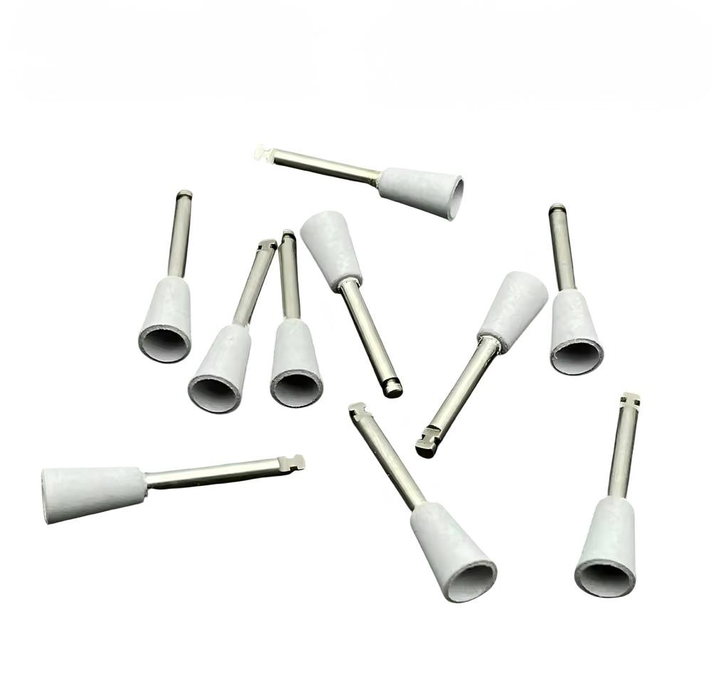Silicone dental polishing heads