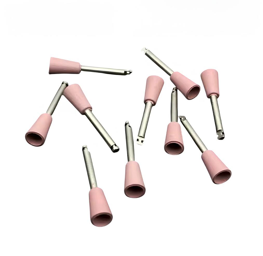 Silicone dental polishing heads