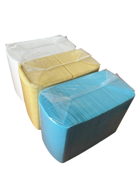 Disposable dental towels – 125 pieces (multiple colors)