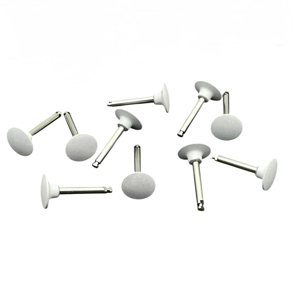 Silicone dental polishing heads