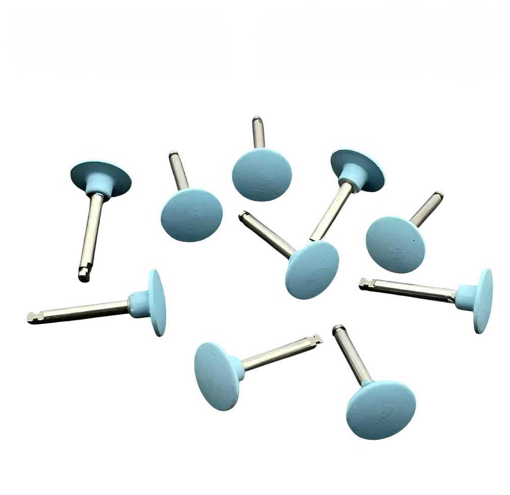 Silicone dental polishing heads