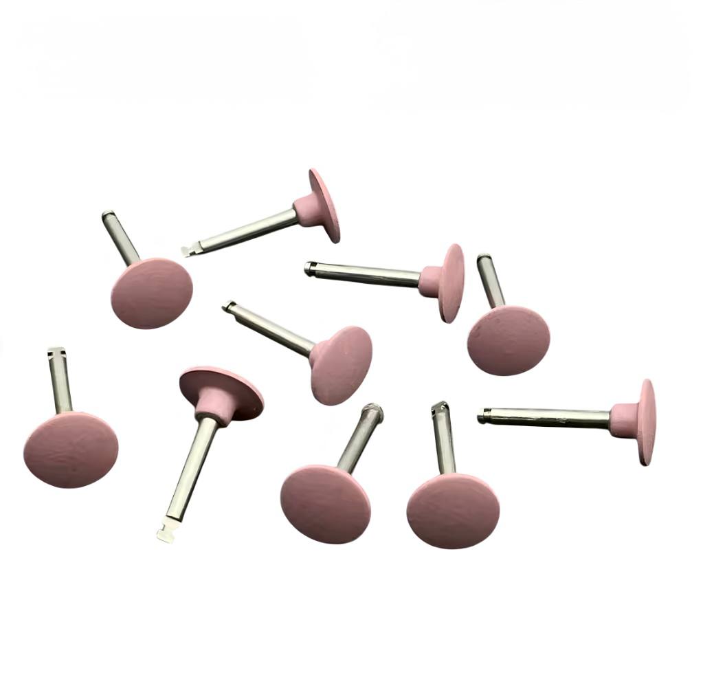 Silicone dental polishing heads
